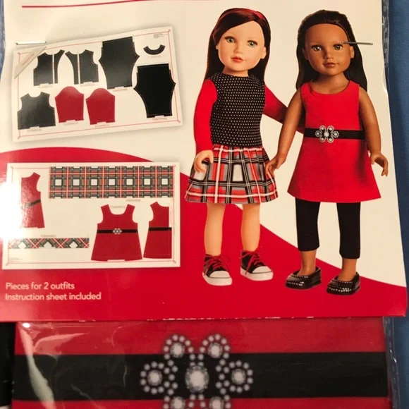 American girl size doll clothes fabric sew craft toys dresses - Picture 10 of 12